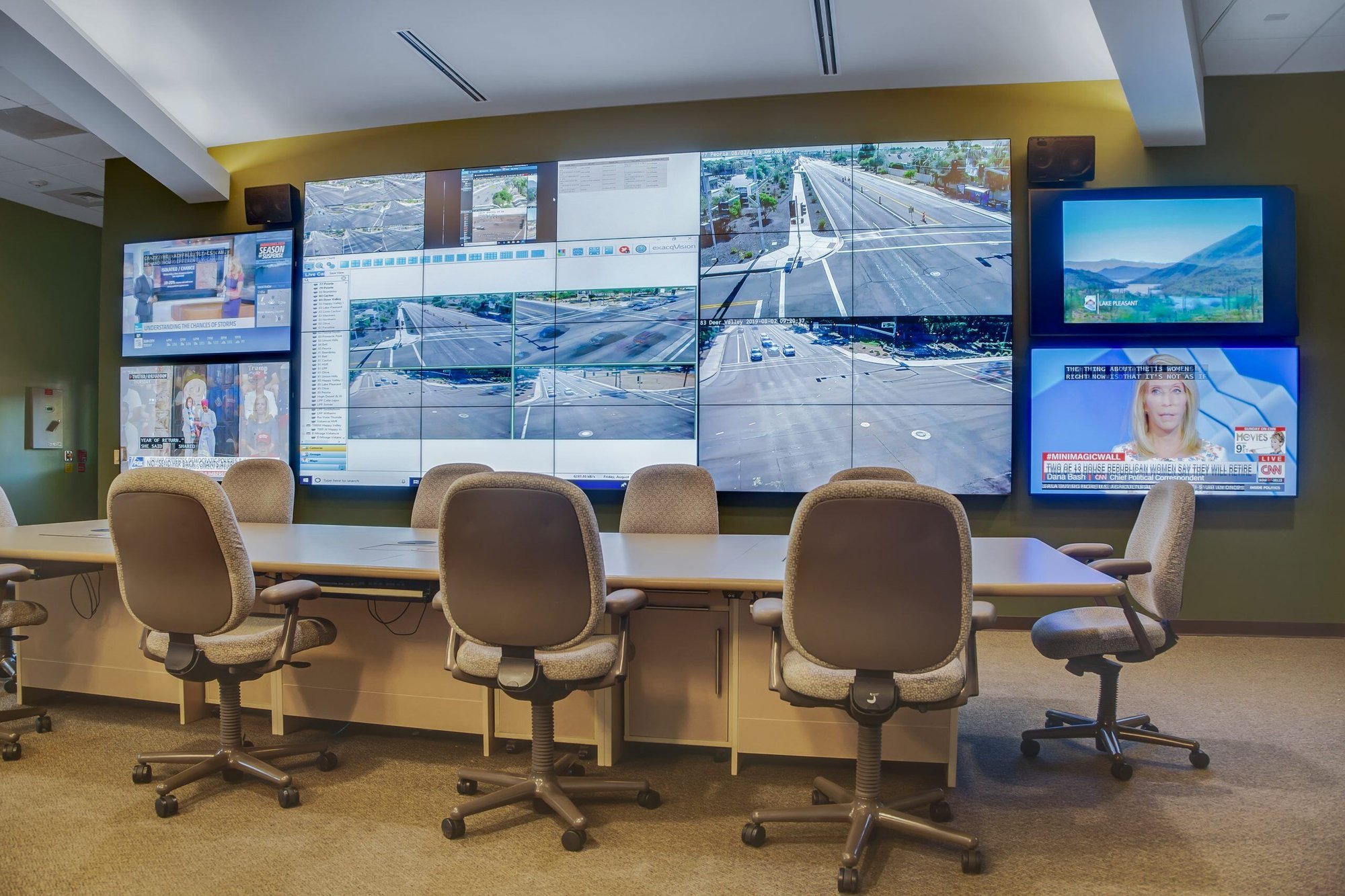 Peoria Traffic Management Center Control Room